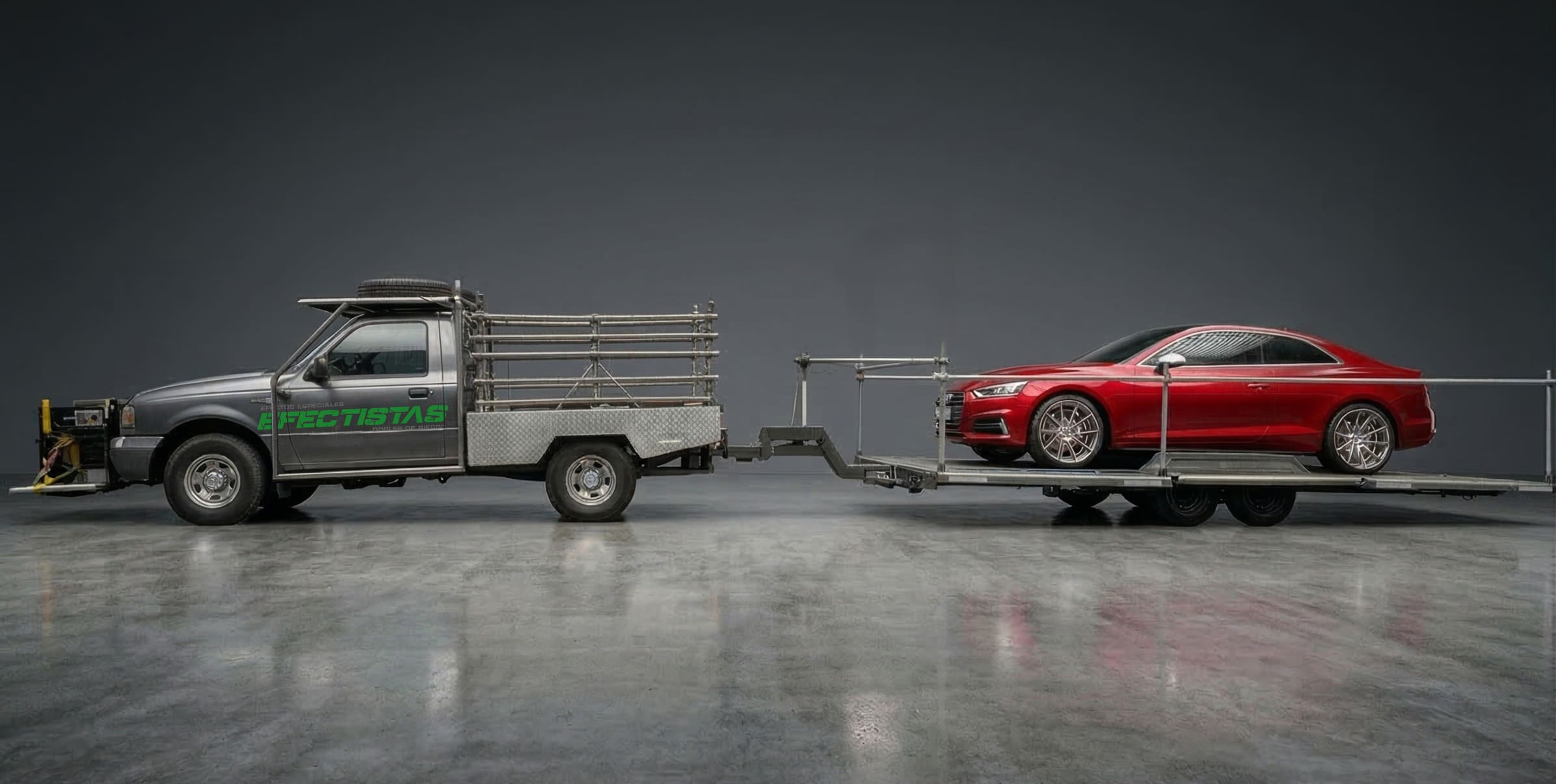 Camera Car + Flat Car